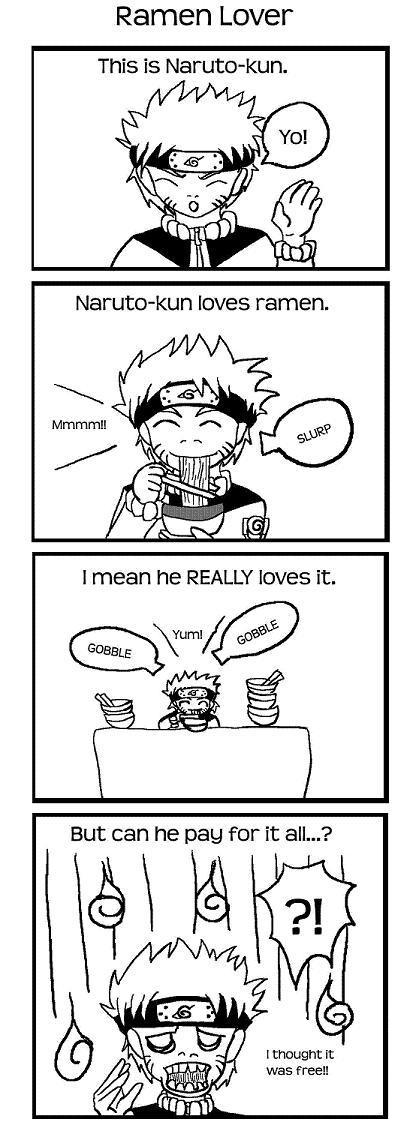 Naruto is a ramen lover